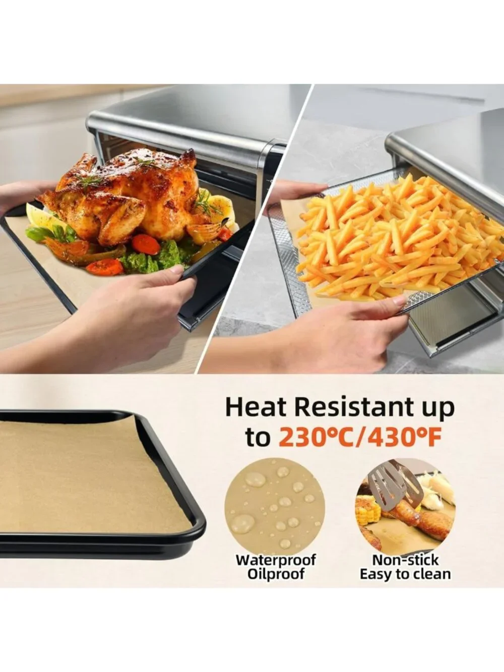 Versatile Air Fryer Accessories Set for Ninja Foodi SP101 & SP100 Ovens